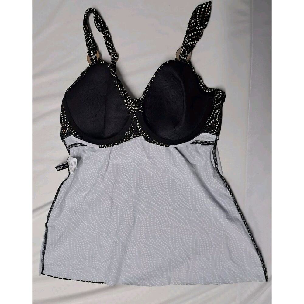 Miraclesuit Womens Bronze Age Plunge Underwire Tankini Top Sz 34D - Picture 9 of 12